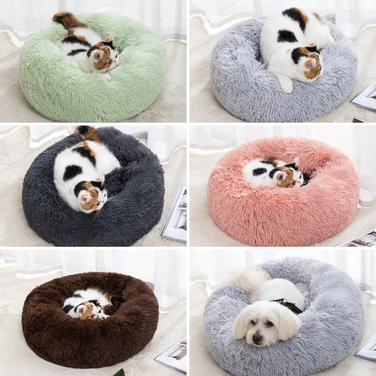 Donut Warm Cat Bed