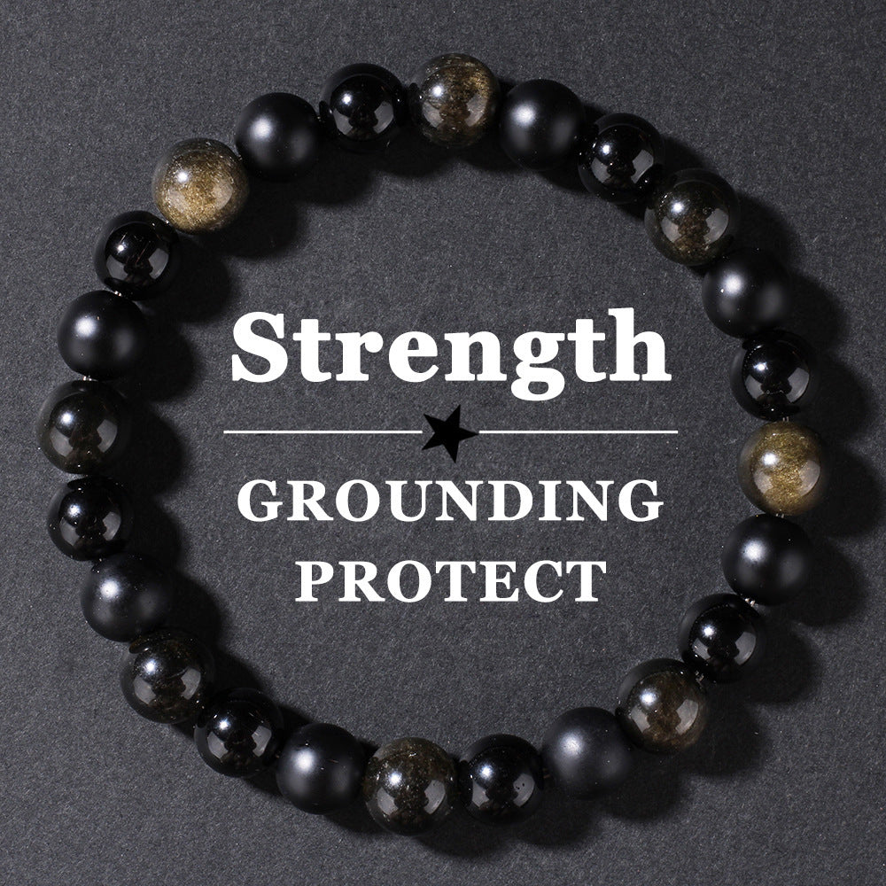 Jin Yaoshi Universal Black Agate Bracelet