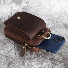 Olely Men Horse Leather Belt Bag