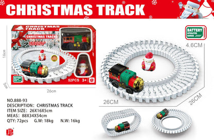 Christmas Electric Rail Car Toys for Boys