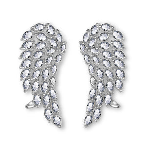 CWW Zirconia Stud Earrings For Women