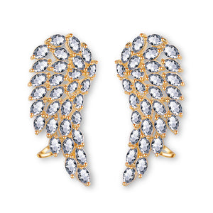 CWW Zirconia Stud Earrings For Women