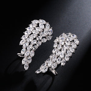 CWW Zirconia Stud Earrings For Women