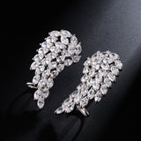 CWW Zirconia Stud Earrings For Women