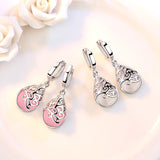 925 Silver-Plated Women Moonlight Opal Totem