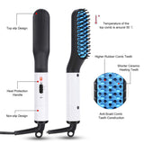 Multifunctional Men Beard Hair Straightener Brush