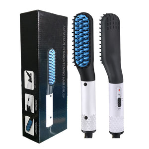 Multifunctional Men Beard Hair Straightener Brush
