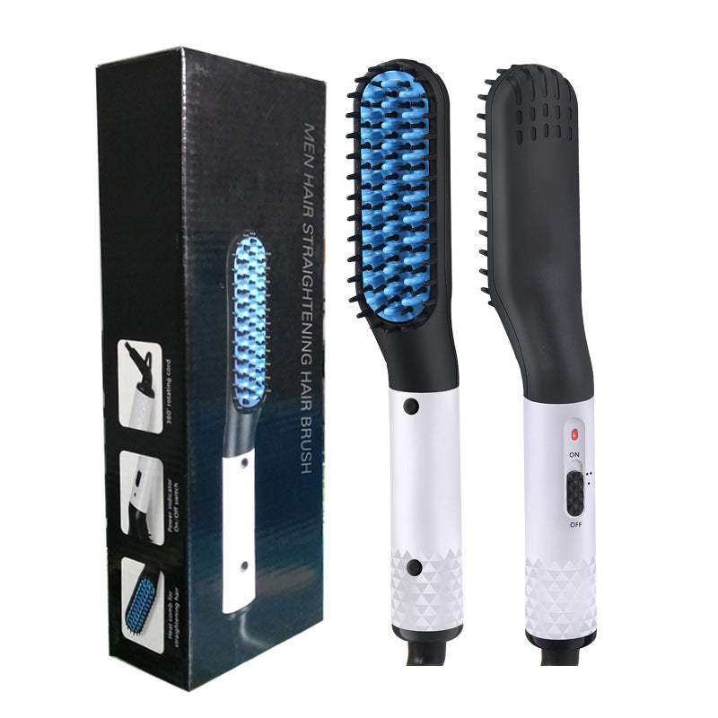 Multifunctional Men Beard Hair Straightener Brush