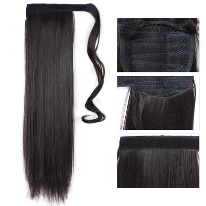 Long Ponytail Hair Extension Heat Resistant