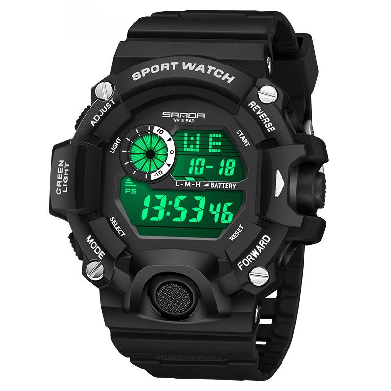 SANDA Men's Sport Watch Multi-functional Waterproof
