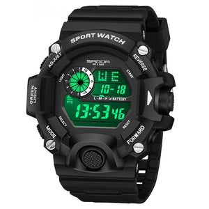 SANDA Men's Sport Watch Multi-functional Waterproof