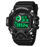 SANDA Men's Sport Watch Multi-functional Waterproof