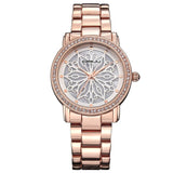 CRRJU Women's Steel Band Diamond Watch