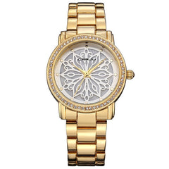 CRRJU Women's Steel Band Diamond Watch