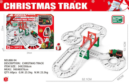 Christmas Electric Rail Car Toys for Boys