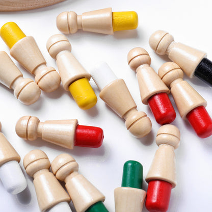 MONTESSORI Children's Wooden Educational  Memory Toys