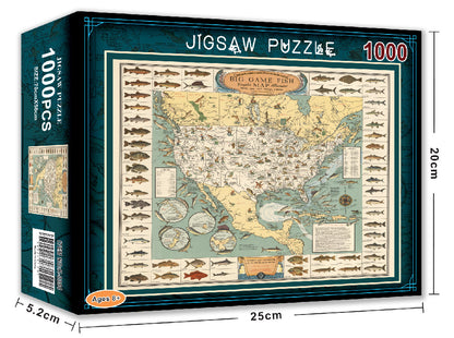 Jingsaw Christmas Halloween 1000 Pieces of Puzzles