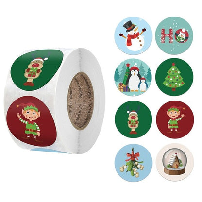 Christmas Decoration Sticker Label