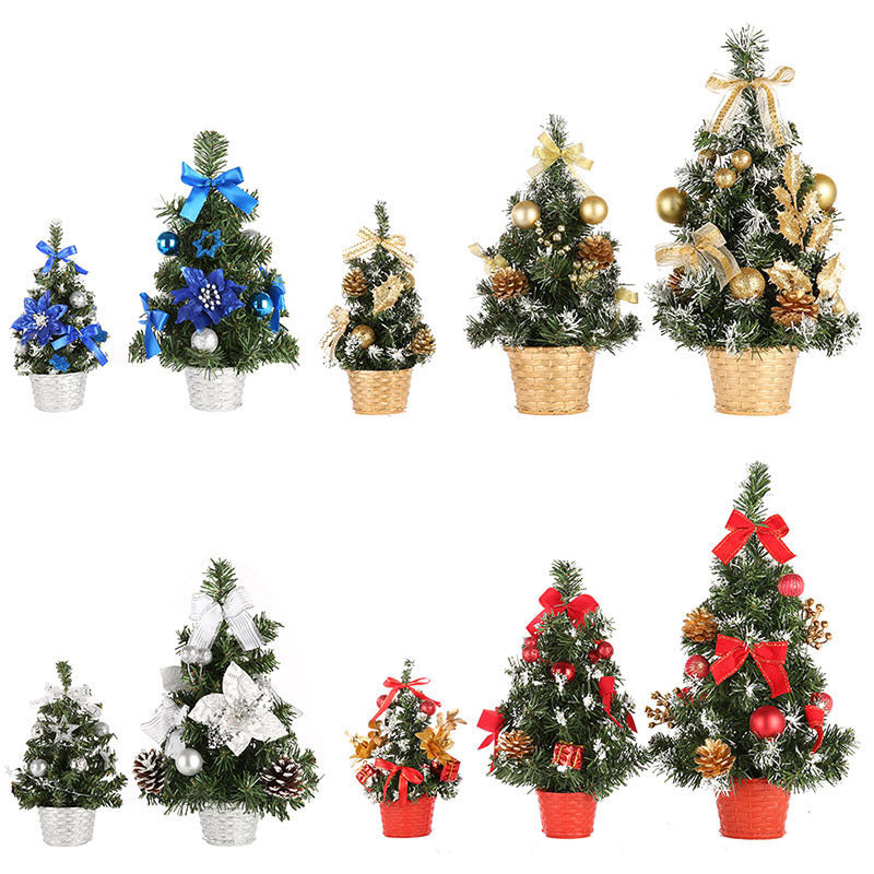 Christmas Mini Artificial Tree Decorations