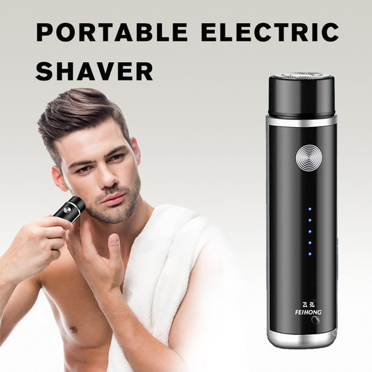 FEIHONG Men Mini Electric Shaver Portable And Rechargeable