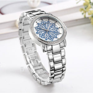 CRRJU Women's Steel Band Diamond Watch