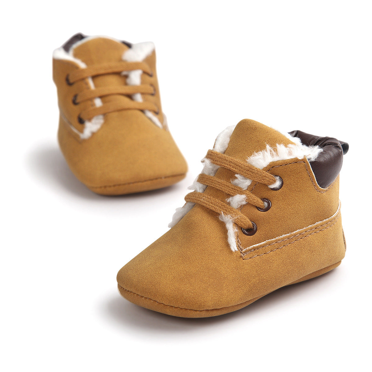 Baby Shoes Suede Leather Sneaker For Boys And Girls