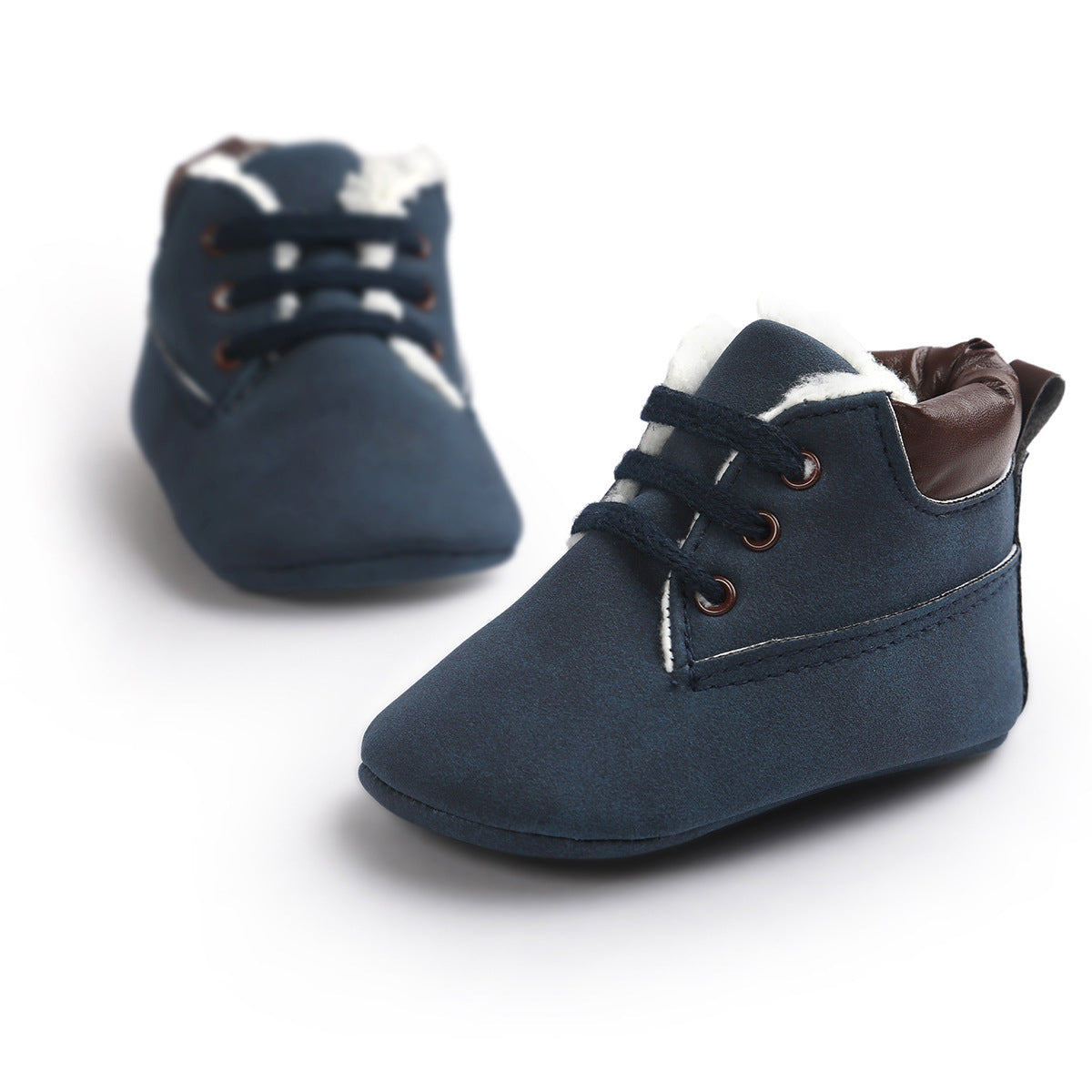 Baby Shoes Suede Leather Sneaker For Boys And Girls