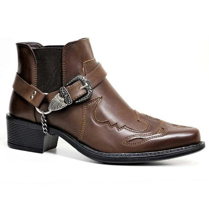 Men's Western Cuban Boots Slip