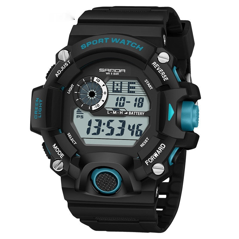 SANDA Men's Sport Watch Multi-functional Waterproof