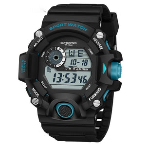 SANDA Men's Sport Watch Multi-functional Waterproof