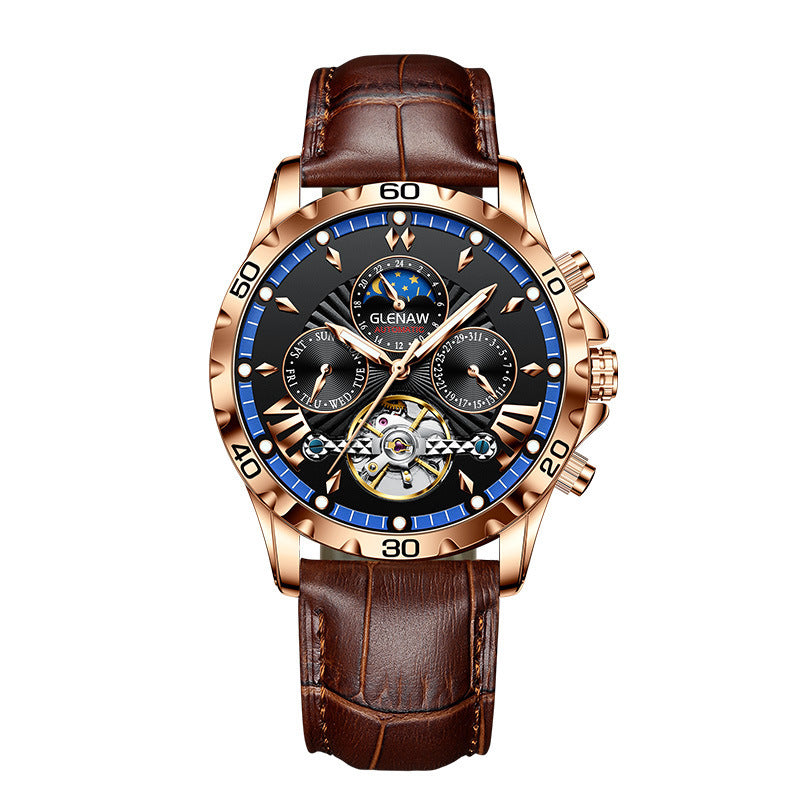 GLENAW Men's Watch Automatic Mechanical