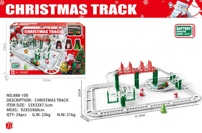 Christmas Electric Rail Car Toys for Boys