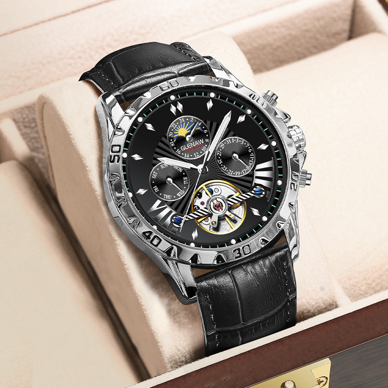 GLENAW Men's Watch Automatic Mechanical