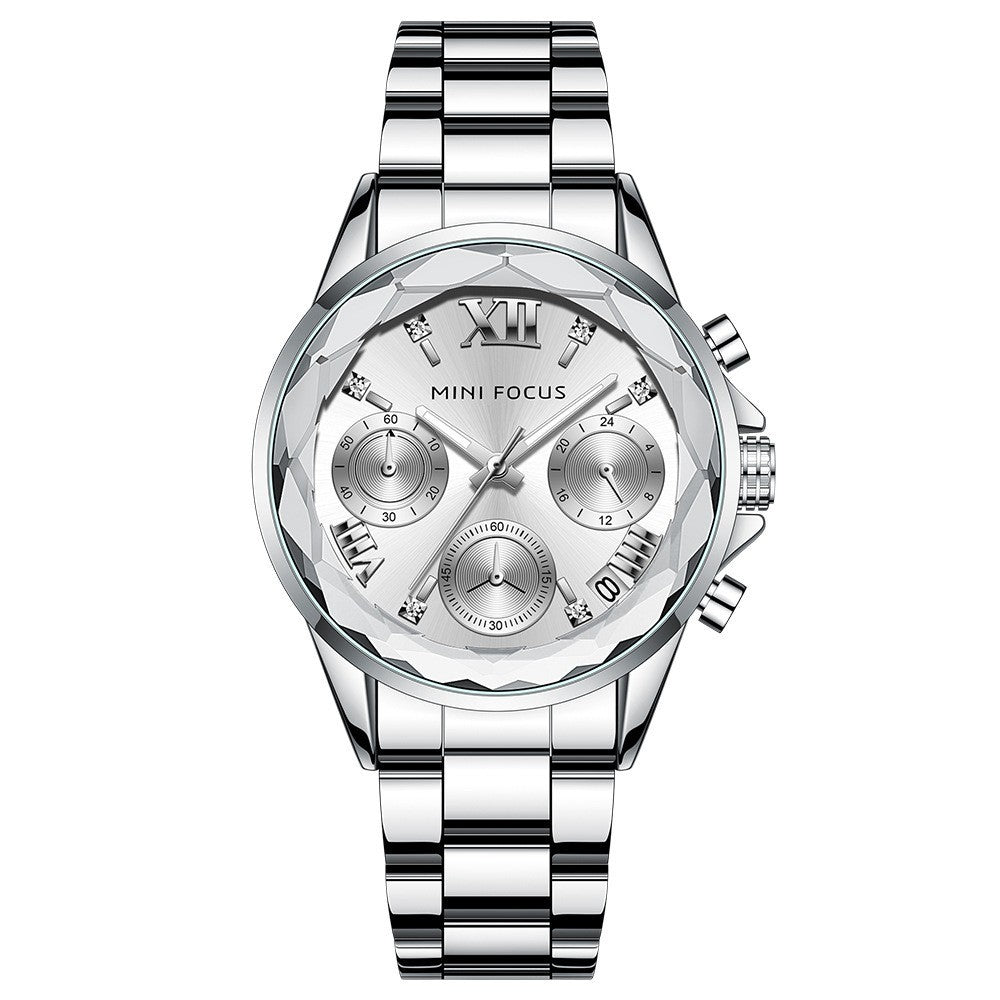 Mini Focus Business Women's Watch Multifunctional Petals