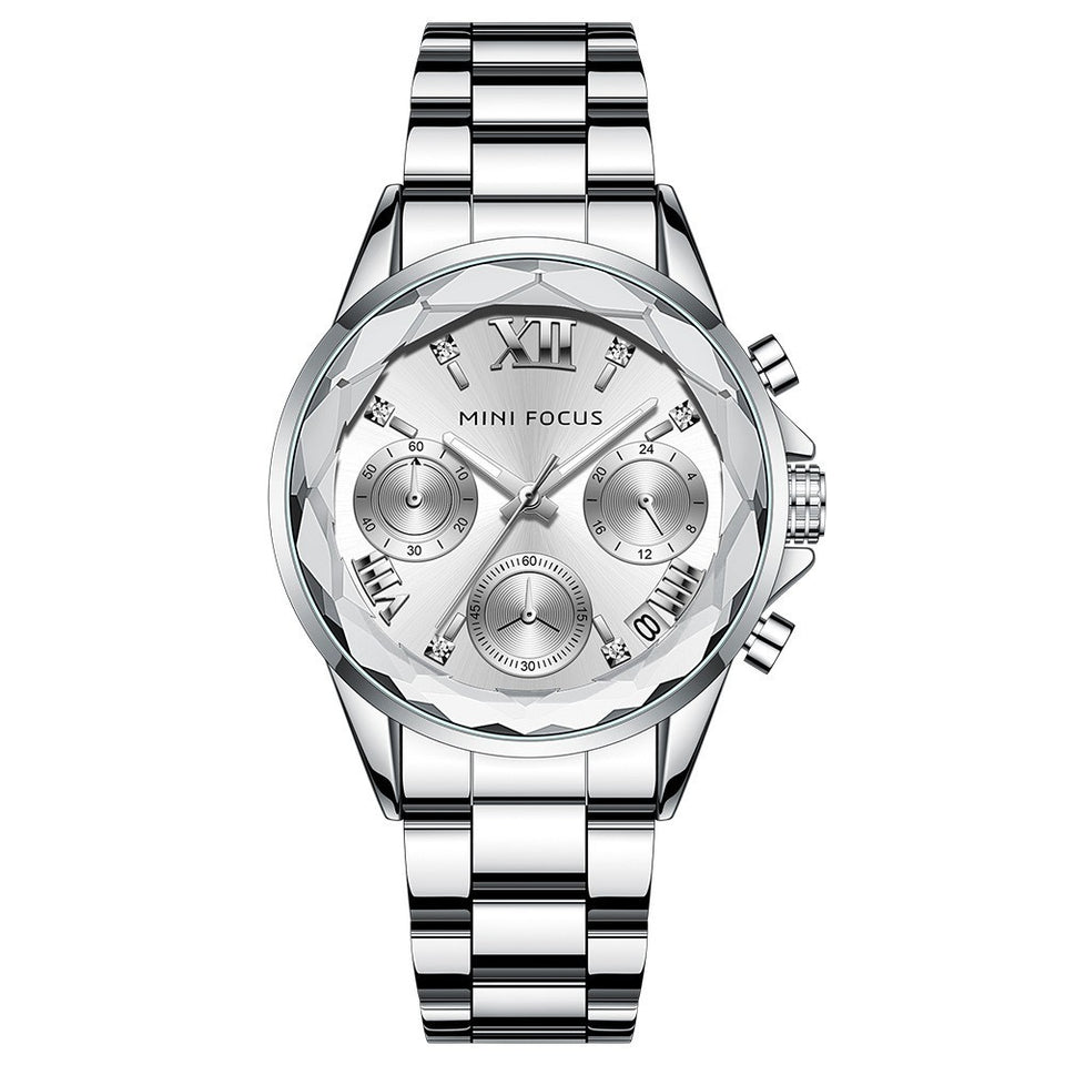 Mini Focus Business Women's Watch Multifunctional Petals