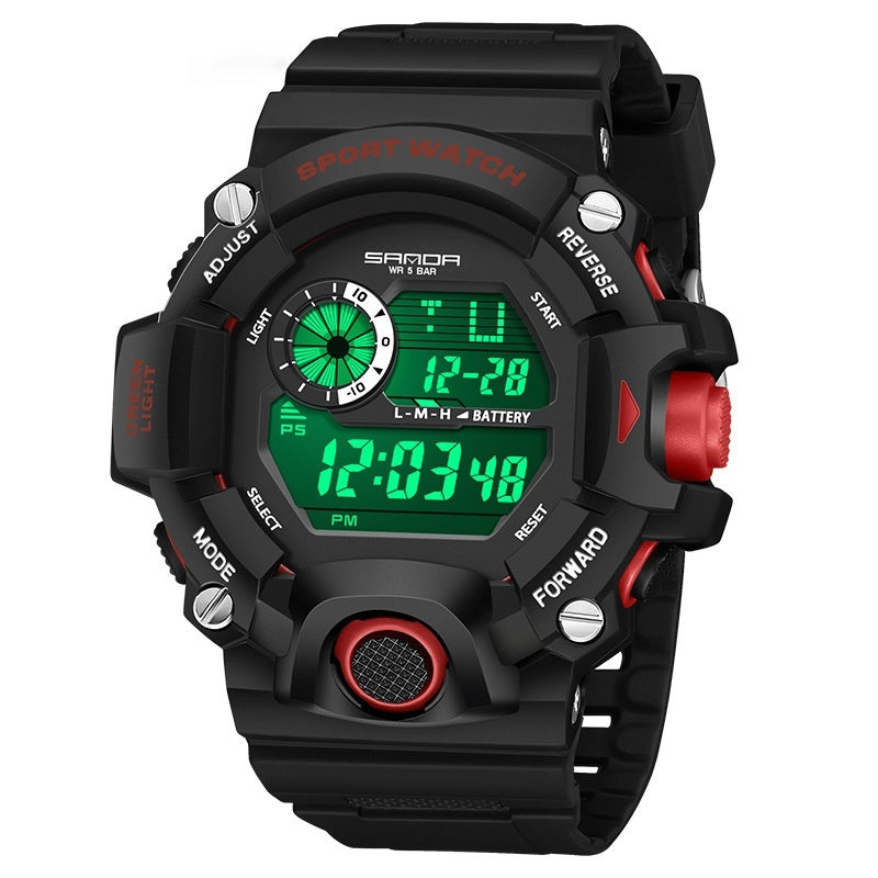 SANDA Men's Sport Watch Multi-functional Waterproof