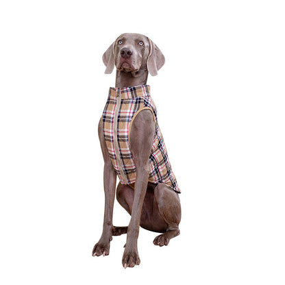 GINGHAM Pet Dog Cotton Jacket