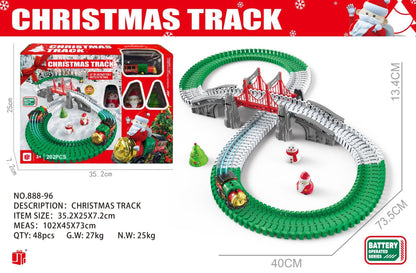 Christmas Electric Rail Car Toys for Boys