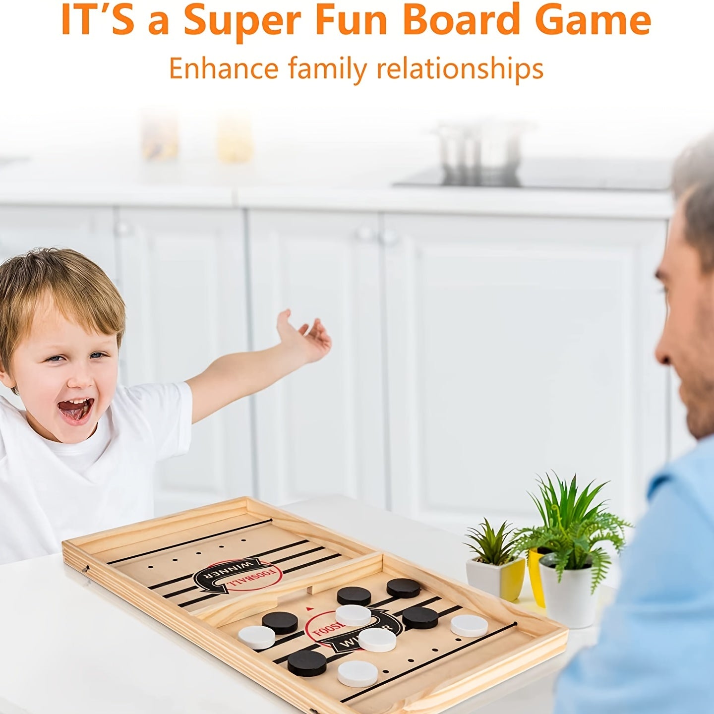 Wooden Foosball Table Slingshot Game for Adults And Kids Toys