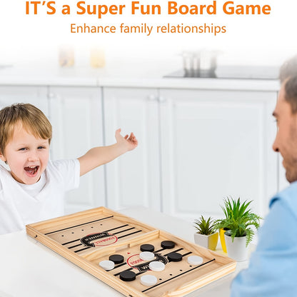 Wooden Foosball Table Slingshot Game for Adults And Kids Toys