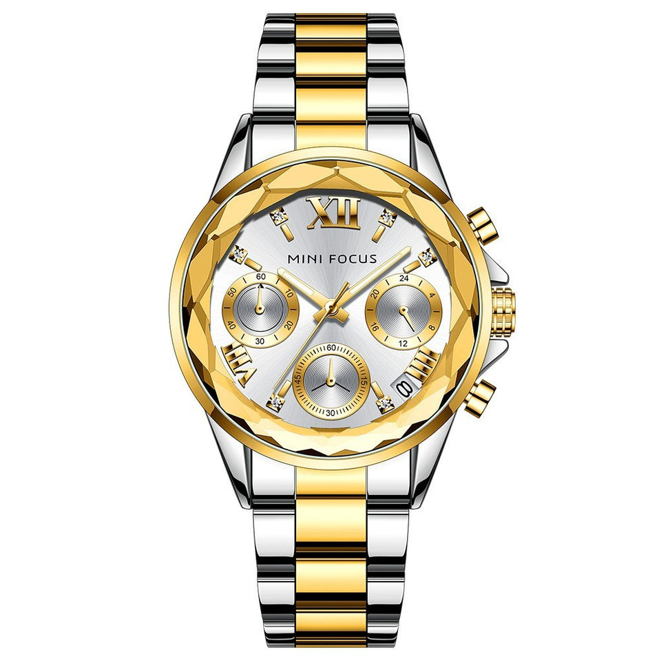 Mini Focus Business Women's Watch Multifunctional Petals