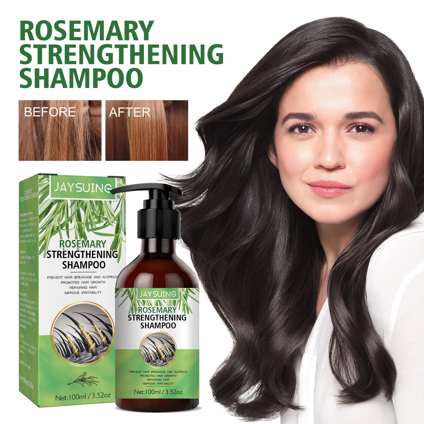 Rosemary Shampoo Oil Control Dryness And Rashness