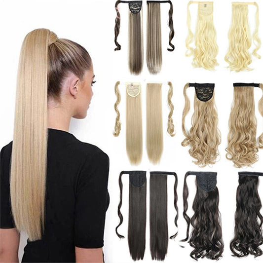 Long Ponytail Hair Extension Heat Resistant