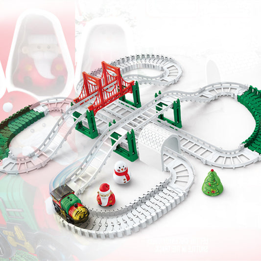 Christmas Electric Rail Car Toys for Boys