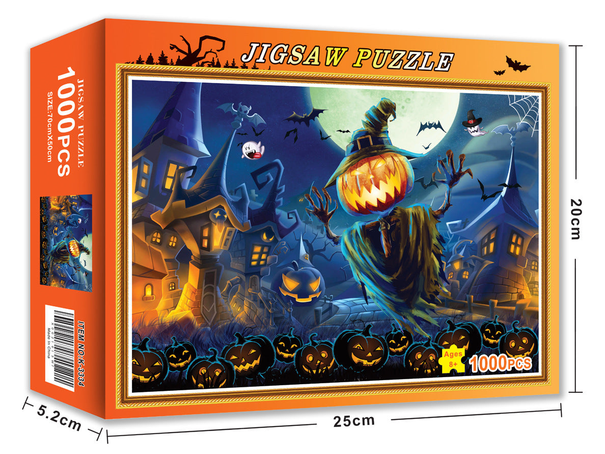 Jingsaw Christmas Halloween 1000 Pieces of Puzzles