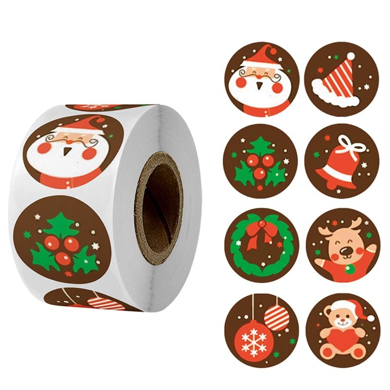 Christmas Decoration Sticker Label