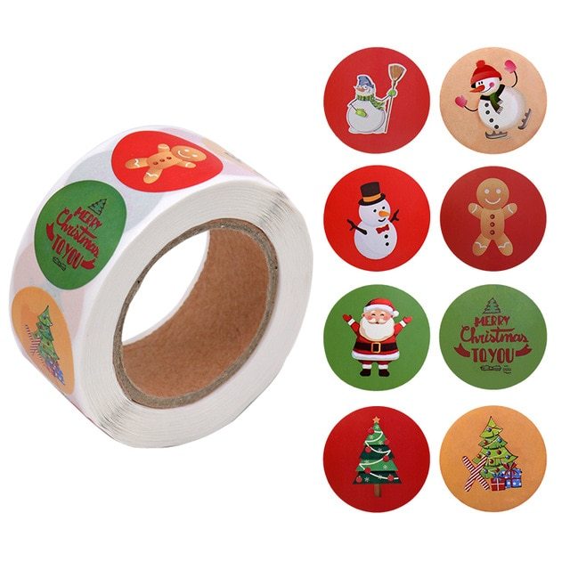 Christmas Decoration Sticker Label