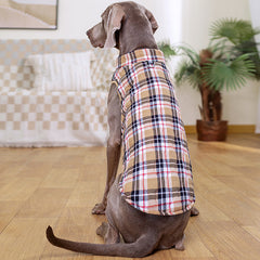 GINGHAM Pet Dog Cotton Jacket