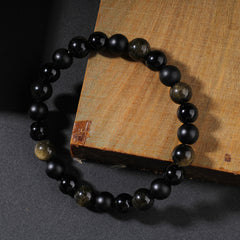 Jin Yaoshi Universal Black Agate Bracelet