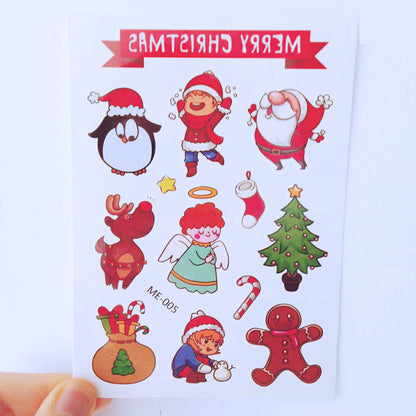 Christmas Tattoo Sticker For Childrens